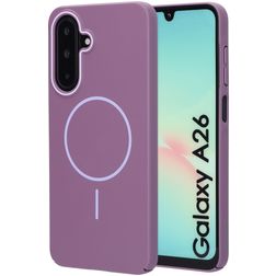 Mobiparts Slim Line Samsung Galaxy A26 MagSafe Hoesje Hardcase Backcover - Imperial Purple