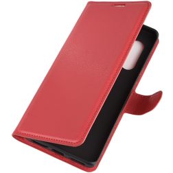 Mobigear Classic Motorola Edge Plus Hoesje Bookcase Portemonnee - Rood