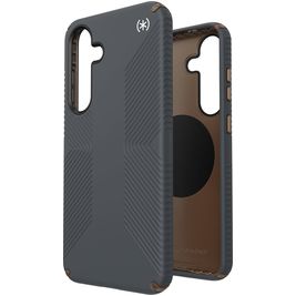 Speck Presidio2 Grip Magnet Samsung Galaxy S25 Plus MagSafe Hoesje Hardcase Backcover Shockproof - Charcoal Grey