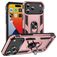 Mobigear Armor Ring iPhone 17 Pro Max Hoesje Hardcase Backcover Shockproof met Ringhouder - Roségoud