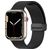 Mobigear Sport Mag Siliconen Apple Watch Bandje Magneetsluiting - 42/41/40/38 mm - Zwart