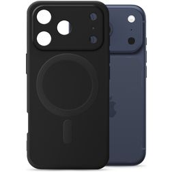 My Style Protective Flex iPhone 18 Pro MagSafe Hoesje Flexibel TPU Backcover - Zwart