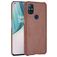 Mobigear Croco OnePlus Nord N10 5G Hoesje Hardcase Backcover - Bruin