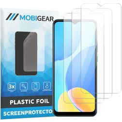 Mobigear OPPO A15 Screenprotector Folie - Case Friendly (3-Pack)