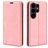 Mobigear Retro Slim Samsung Galaxy S26 Ultra Hoesje Bookcase Portemonnee - Roze
