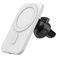 Mobigear ColorCharge MagSafe Telefoonhouder Auto Ventilatierooster Magnetisch Universeel - Wit