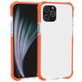 Mobigear Full Bumper iPhone 12 Pro Max Hoesje Hardcase Backcover Shockproof - Transparant / Oranje