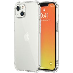 Mobigear Cushion Doorzichtig iPhone 13 Hoesje Flexibel TPU Backcover Shockproof - Transparant