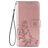 Mobigear Clover Samsung Galaxy A52 Hoesje Bookcase Portemonnee - Roségoud