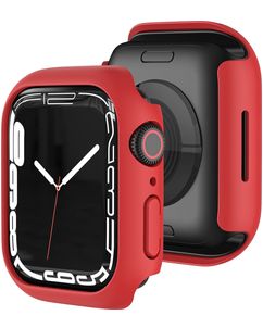 Mobigear Colors Dun Apple Watch - 45 mm Hardcase Hoesje - Rood
