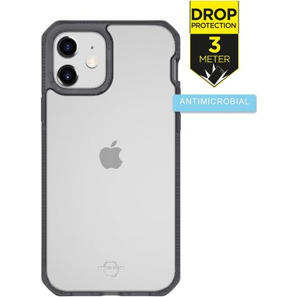 ITSKINS HybridFrost iPhone 12 Mini Hoesje Hardcase Backcover Shockproof - Zwart