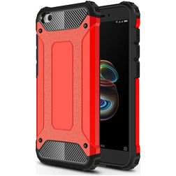 Mobigear Outdoor Xiaomi Redmi Go Hoesje Hardcase Backcover Shockproof - Rood