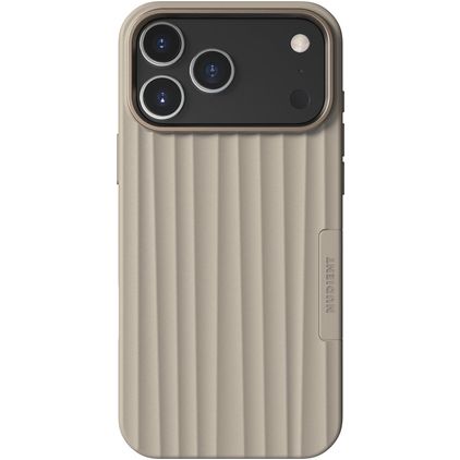 Nudient Bold iPhone 18 Pro Max MagSafe Hoesje Hardcase Backcover - Linen Beige