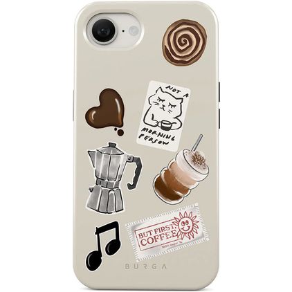 Burga Tough iPhone 17e MagSafe Hoesje Hardcase Backcover Shockproof - Oat Milk Please