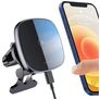 Mobigear Magnetic MagSafe Telefoonhouder Auto Ventilatierooster Magnetisch Universeel - Zwart