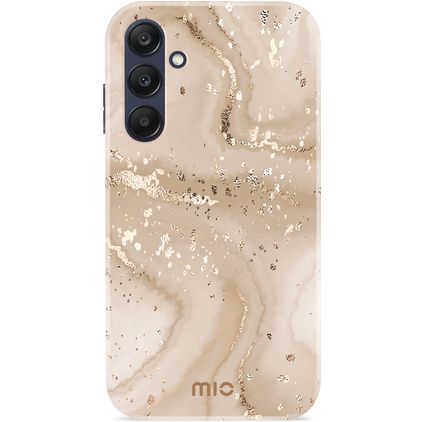 MIO Samsung Galaxy A25 5G MagSafe Hoesje Hardcase Backcover - Gold Marble