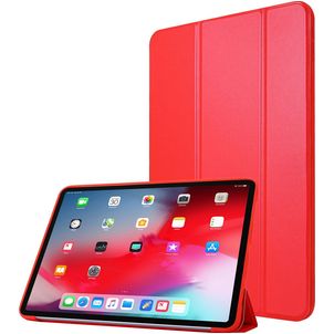 Mobigear Tri-Fold Gel iPad Pro 11 Inch (2021) Hoes TPU,Kunstleer Bookcase - Rood