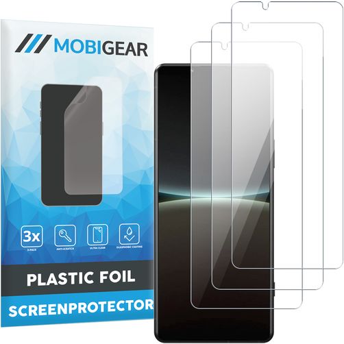 Mobigear Sony Xperia 5 IV Screenprotector Folie - Case Friendly (3-Pack)