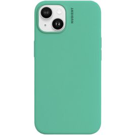 Nudient Base iPhone 14 Siliconen Hoesje Backcover - Mint Green