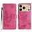 Mobigear Butterfly iPhone 17 Pro Hoesje Bookcase Portemonnee - Rood
