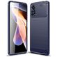 Mobigear Brushed Slim POCO X4 Pro 5G Hoesje Flexibel TPU Backcover - Blauw