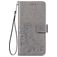 Mobigear Clover Samsung Galaxy A52s 5G Hoesje Bookcase Portemonnee - Grijs