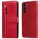 Mobigear Zipper Samsung Galaxy S23 Hoesje Bookcase Portemonnee - Rood