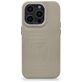 Decoded Embossed iPhone 14 Pro Max Hoesje Echt Leer Backcover - Clay Beige