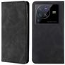 Mobigear Retro Slim Vivo X80 Pro Hoesje Bookcase Portemonnee - Zwart