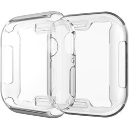 Mobigear Royal Dun Apple Watch - 40 mm Hoesje Flexibel TPU - Zilver