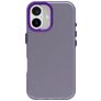 Mobigear Crystal iPhone 16 Plus Hoesje Hardcase Backcover - Paars