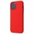 Mobigear Rubber Touch iPhone 12 Siliconen Hoesje Backcover - Rood