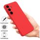 Mobigear Rubber Touch Samsung Galaxy S25 FE Siliconen Hoesje Backcover - Rood