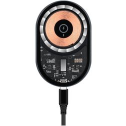 Mobigear MagVent MagSafe Telefoonhouder auto Ventilatierooster Magnetisch Universeel - Transparant