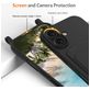 Mobigear Lanyard Card iPhone 16 Siliconen Hoesje met koord en Pasjeshouder - Zwart