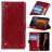 Mobigear Ranch Motorola Moto E22 Hoesje Bookcase Portemonnee - Bordeaux Rood