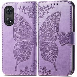 Mobigear Butterfly OPPO Reno 8T 4G Hoesje Bookcase Portemonnee - Paars Mobigear Butterfly OPPO Reno 8T 4G Hoesje Bookcase Portemonnee - Paars