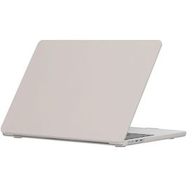 Mobigear Cream Matte MacBook Air 13 Inch (2022-2025) Hoes Hardshell Laptopcover MacBook Case - Grijs - Model A2681 / A3113 / A3240