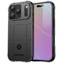 Mobigear Rugged Shield iPhone 18 Pro Hoesje Flexibel TPU Backcover Shockproof - Zwart