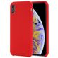 Mobigear Rubber Touch iPhone XR Siliconen Hoesje Backcover - Rood
