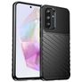 Mobigear Groove Samsung Galaxy A56 Hoesje Flexibel TPU Backcover - Zwart