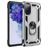 Mobigear Armor Ring Samsung Galaxy S20 FE Hoesje Hardcase Backcover Shockproof met Ringhouder - Zilver