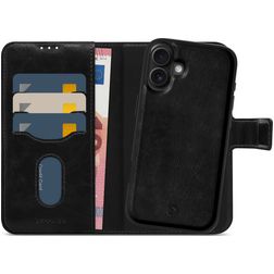 Mobilize MagSafe Gelly Wallet iPhone 16 Plus MagSafe Hoesje Uitneembare 2in1 Bookcase Portemonnee - Zwart