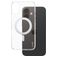CARE by PanzerGlass Kickstand iPhone 16 Plus MagSafe Hoesje Hardcase Backcover met Standaard - Transparant / Zilver