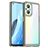 Mobigear Crystal OPPO Reno 7 Lite Hoesje Hardcase Backcover - Transparant / Grijs