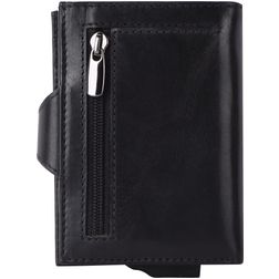 Valenta Card Case Plus Leren Pasjeshouder - 14 Pasjes - Zwart