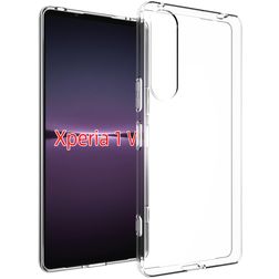 Mobigear Basics Doorzichtig Sony Xperia 1 V Hoesje Flexibel TPU Backcover - Transparant