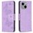 Mobigear Butterfly iPhone 15 Plus Hoesje Bookcase Portemonnee - Paars