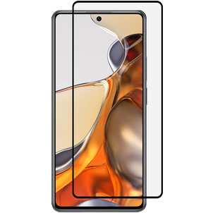 Mobigear Premium Xiaomi 11T Pro Glazen Screenprotector - Case Friendly - Zwart