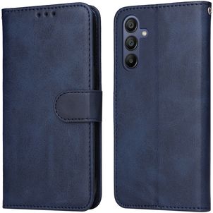 Mobigear Wallet Samsung Galaxy A17 Hoesje Bookcase Portemonnee - Blauw